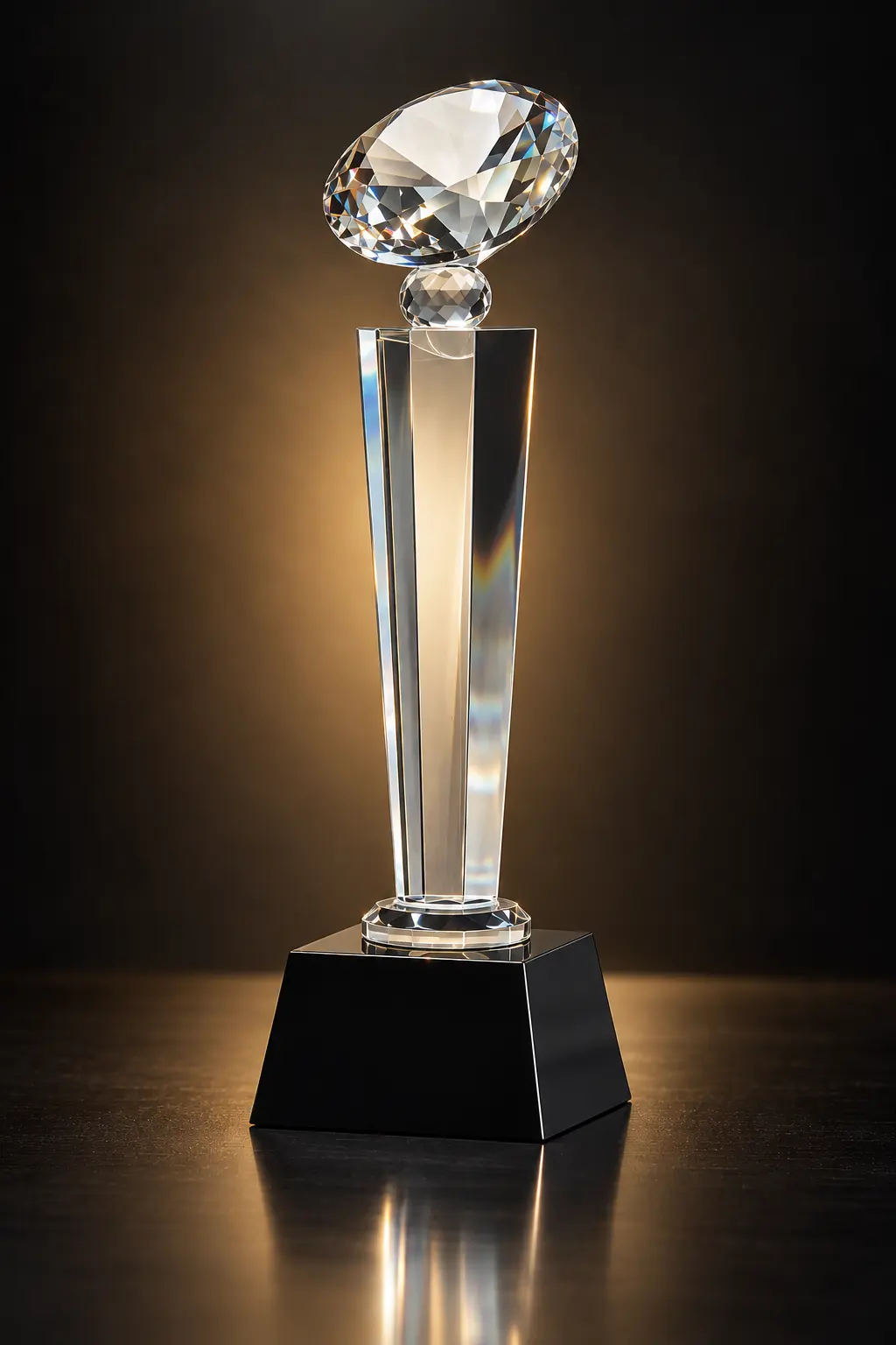 Crystal trophies and awards