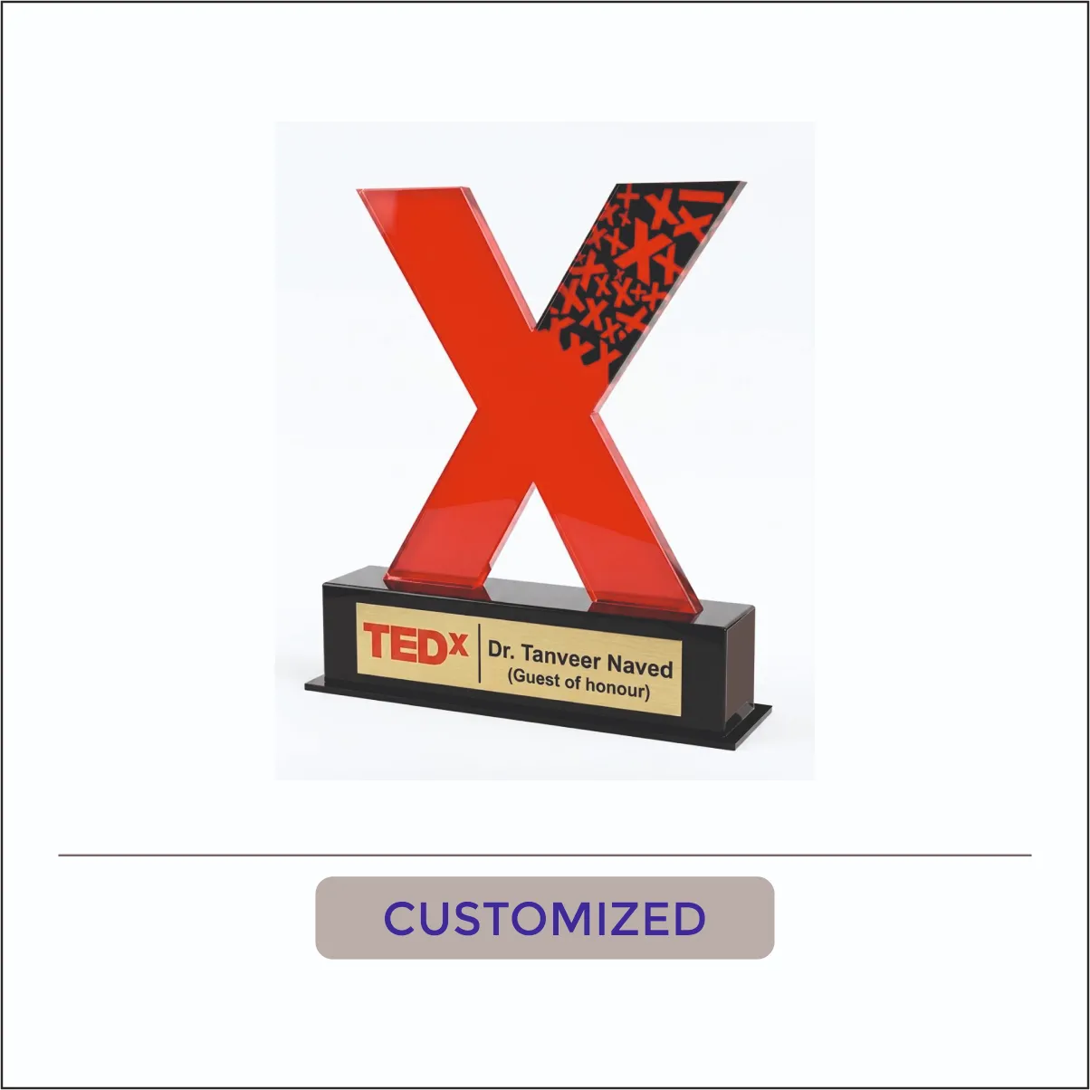 Custom Letter-Shape Event Award - CTM-011