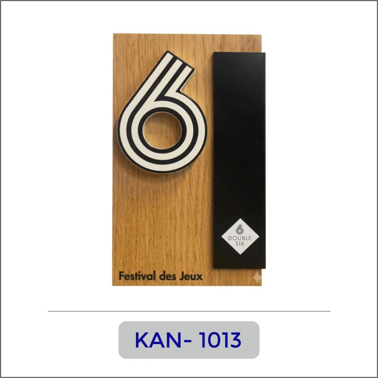 Modern Wooden Milestone Award - KAN-1013
