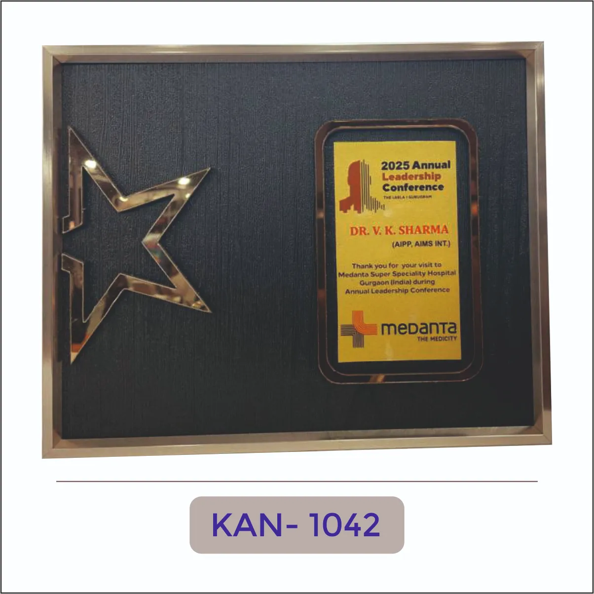 Wooden Framed Star Memento - KAN-1042