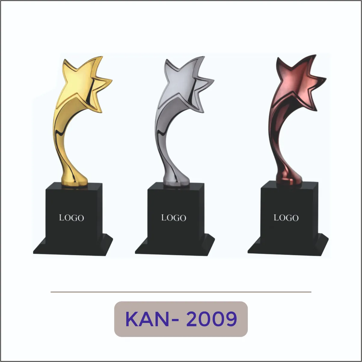 Shooting Star Metal Trophy - KAN-2009