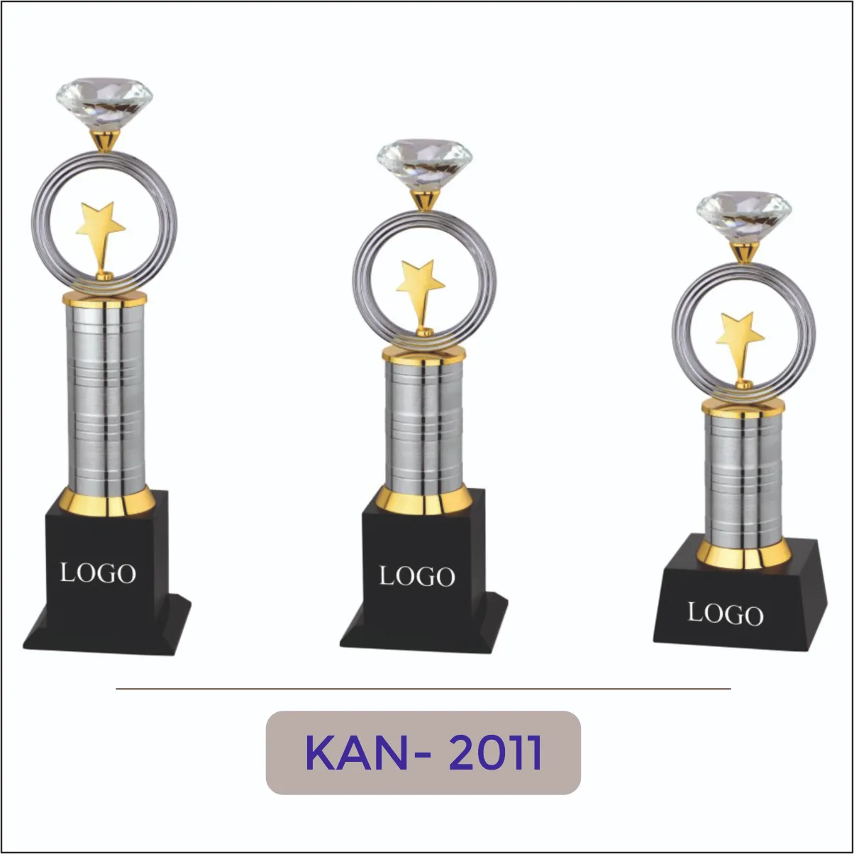 Ring Star Metal Trophy - KAN-2011