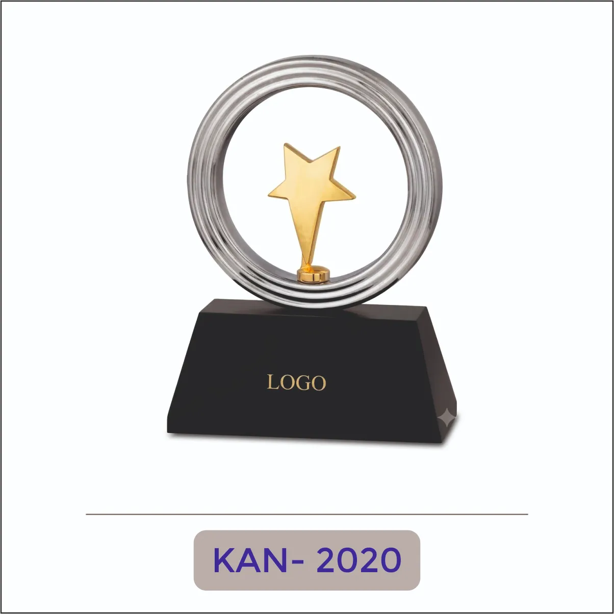 Star Ring Metal Trophy - KAN-2020