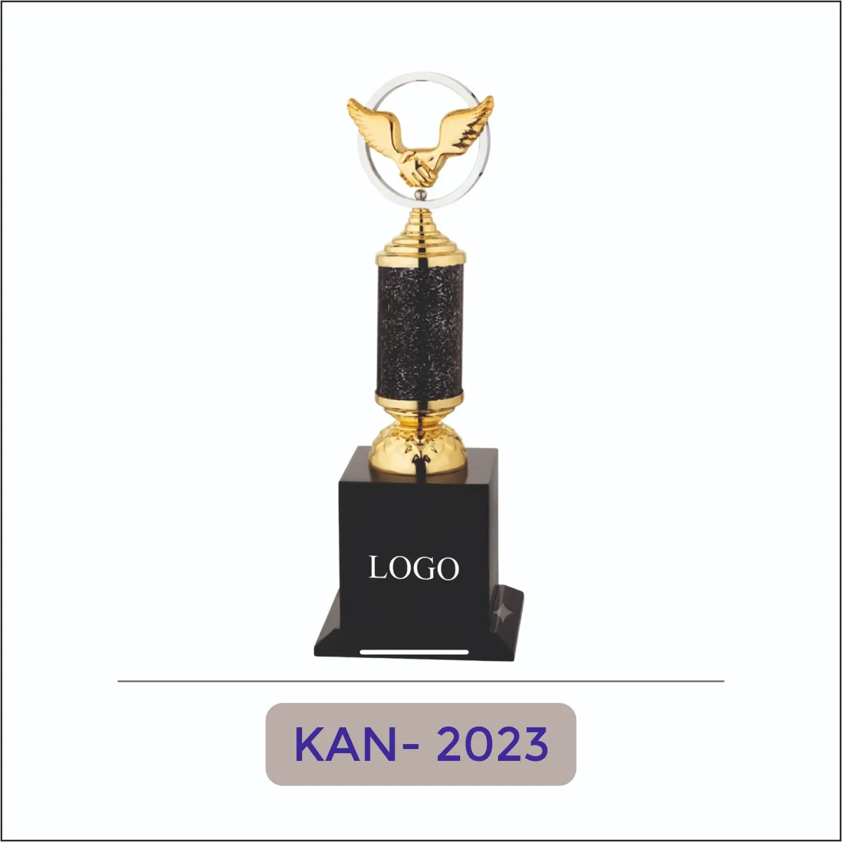 Eagle Crystal Metal Trophy - KAN-2023