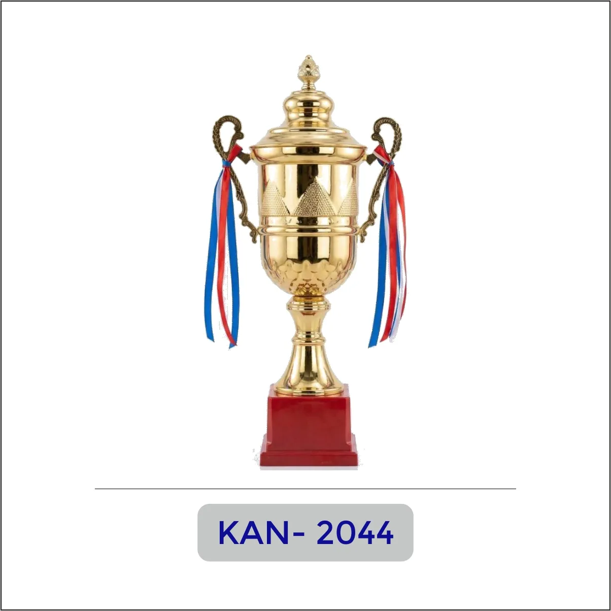 Lidded Gold Cup Trophy - KAN-2044