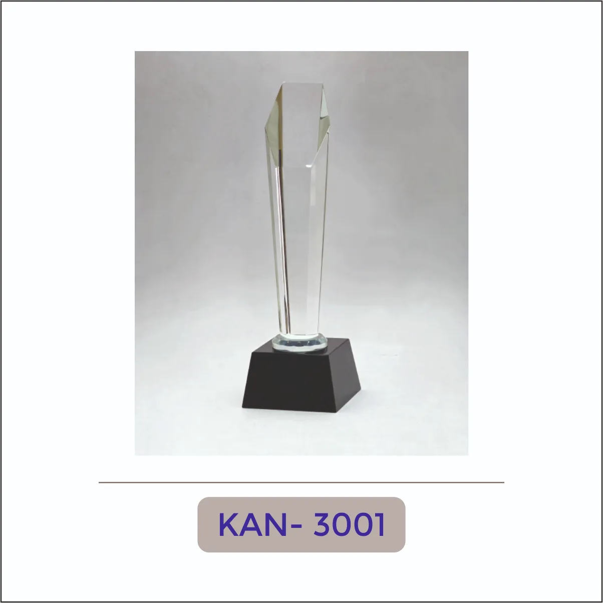 Crystal Column Trophy - KAN-3001
