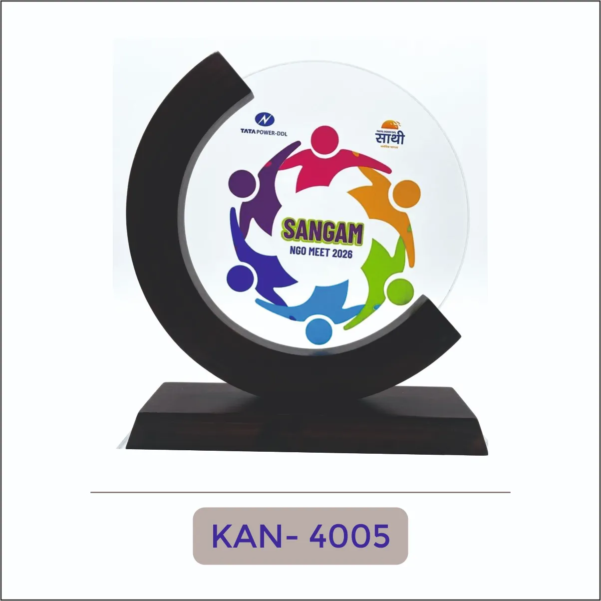 Acrylic Curve Corporate Award - KAN-4005