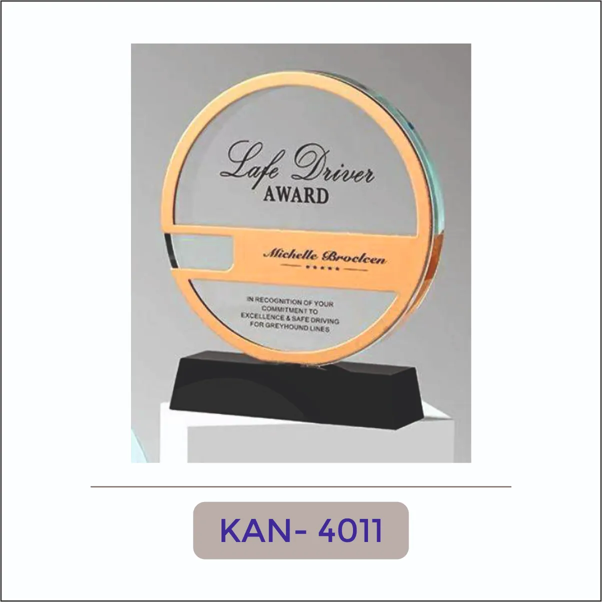 Acrylic Safe Driver Award - KAN-4011