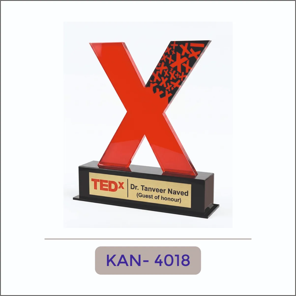 Custom Acrylic Shape Award - KAN-4018