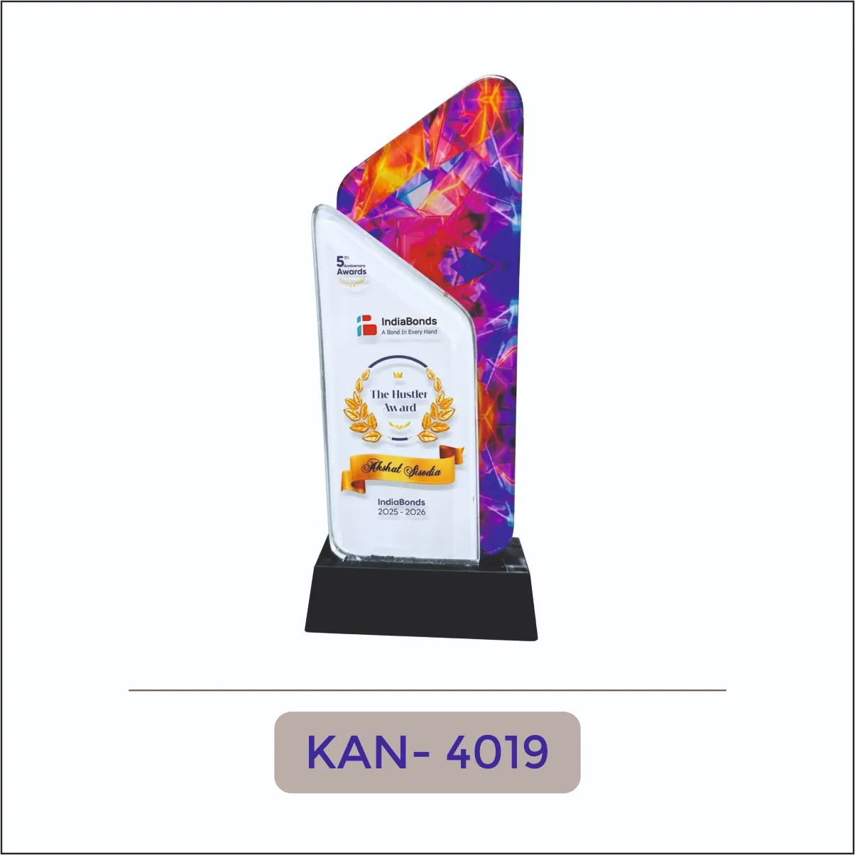 Printed Acrylic Wave Award - KAN-4019